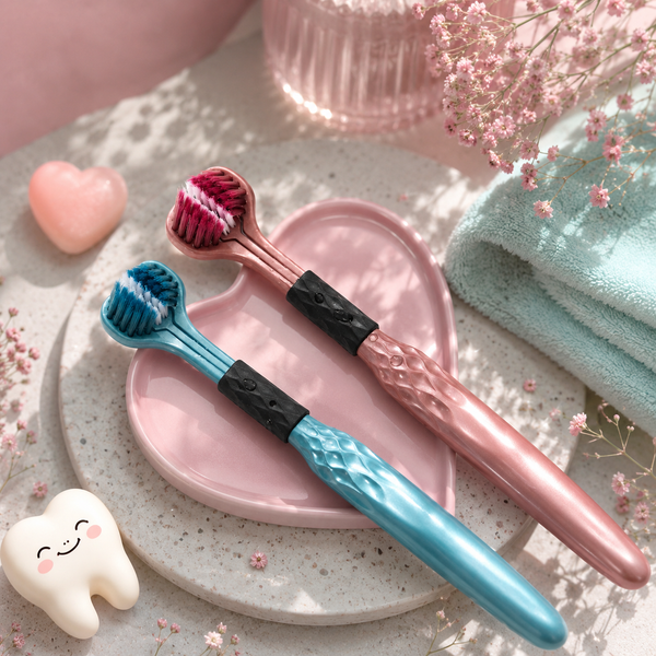 Triple Head Toothbrush