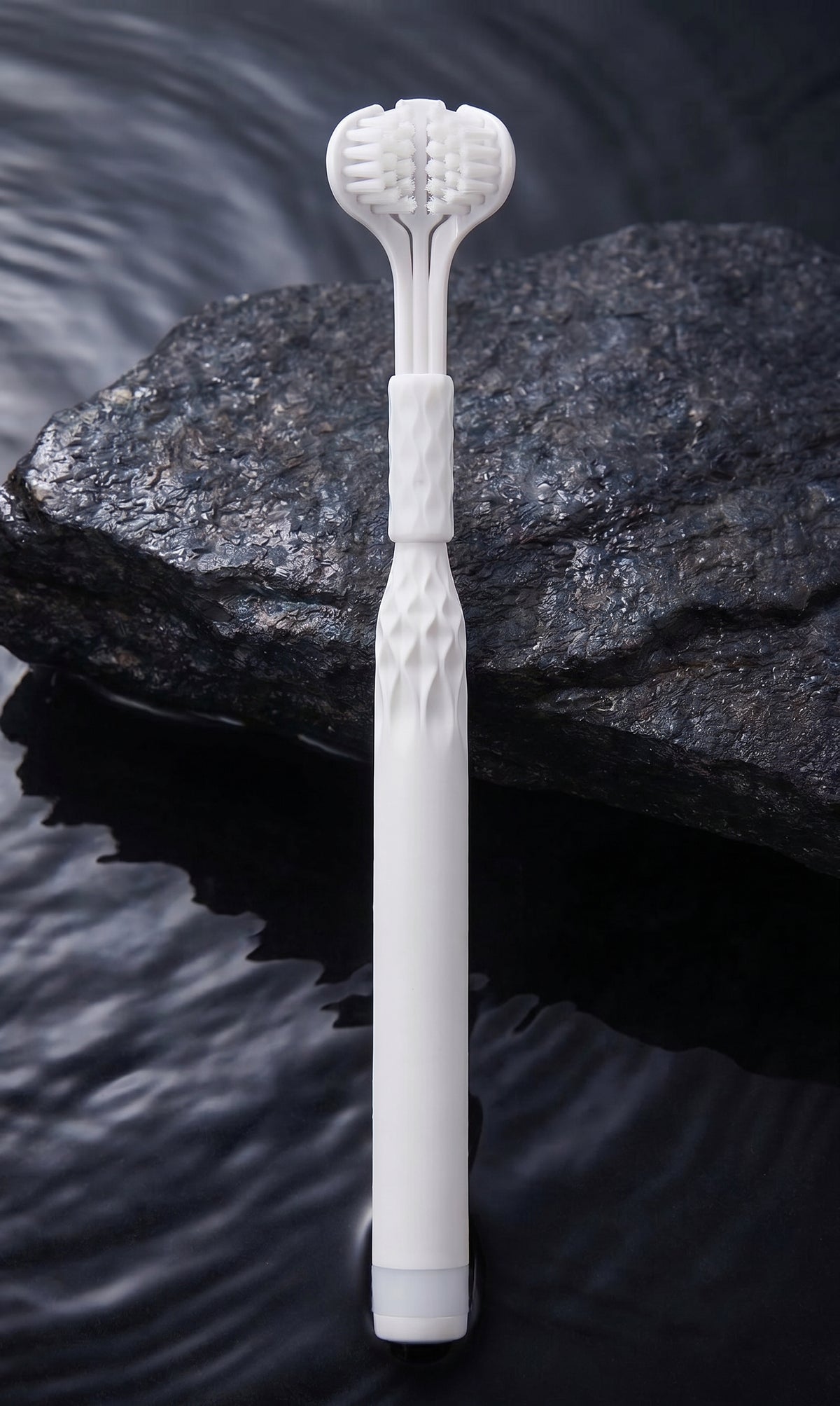 Triple Head Soft Bristle Toothbrush